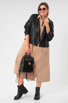 Женская косуха из экокожи GRATTO 7113