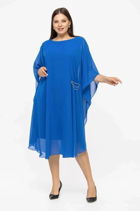 Шифоновое платье Avila 0910 василек #1