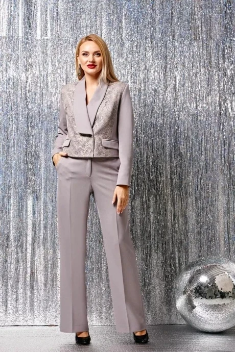 Брючный костюм Azzara 820 шоколадный двойка #1