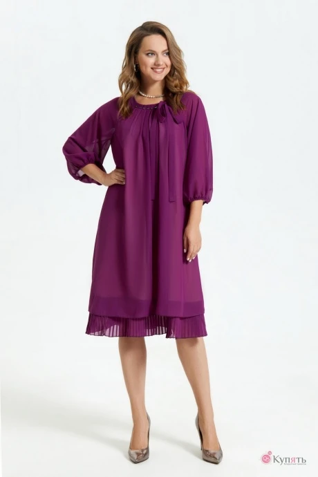 Платье *Распродажа TEZA 2683 фиолетовый #1