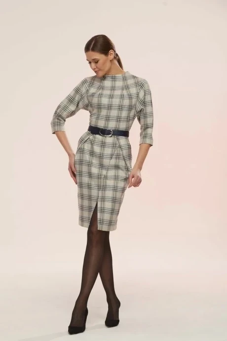 Платье Ларс Стиль 764 серо-голубой #1