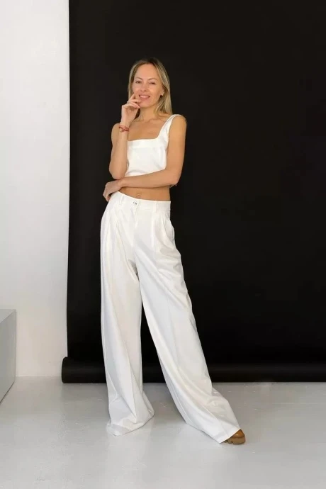 Брюки HELEN BIRCH В028 молочный #1