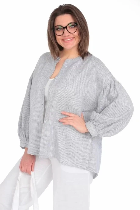 Блузка Lady Secret М0159/1 бело-черн. Полоска #1