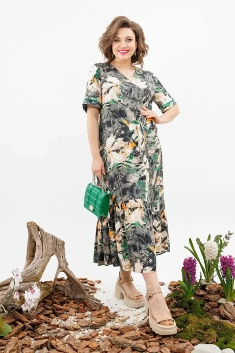 Платье Romanovich Style 1-2509 зелёный #1