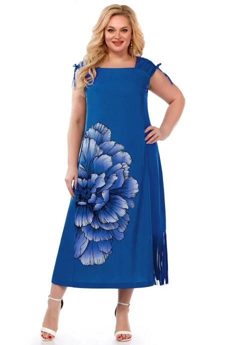 Платье ЛаКона 11520 васильковый #1