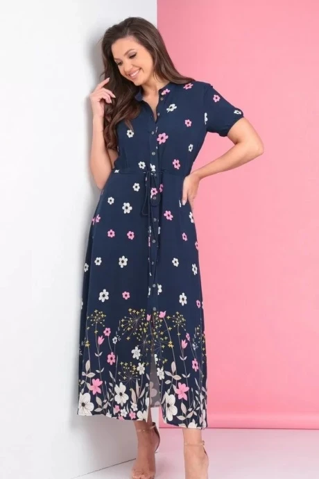 Длинное хлопковое платье TATTICA 602 #1