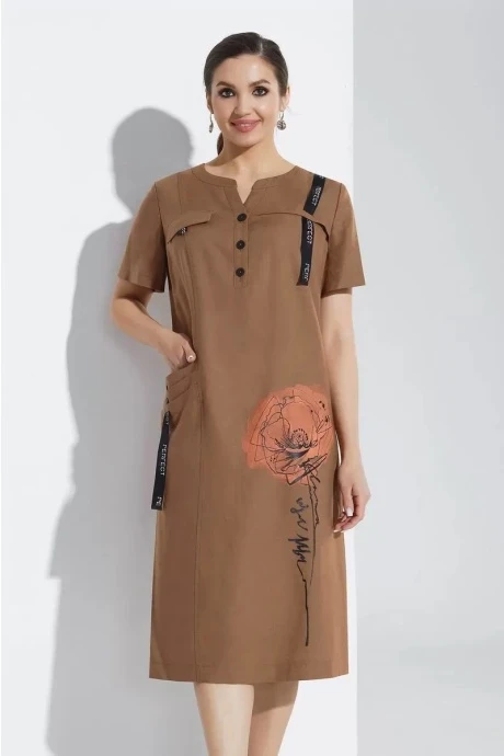 Платье Lissana 4527 апельсин #1