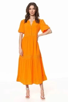 Платье KALORIS 2010 -1 оранжевое