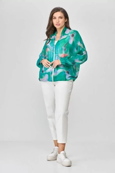 Бомбер Abbi 4018 бирюзовый #1