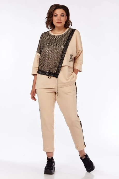 Спортивный костюм Michel Chic 1329 шампань двойка #1