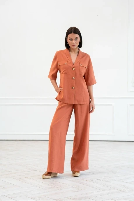 Брючный костюм Ivera Collection 6053 Терракотовый #1