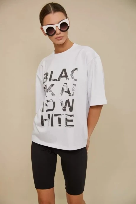 Футболка KOSKA 288 белый с голубым оттенком #1