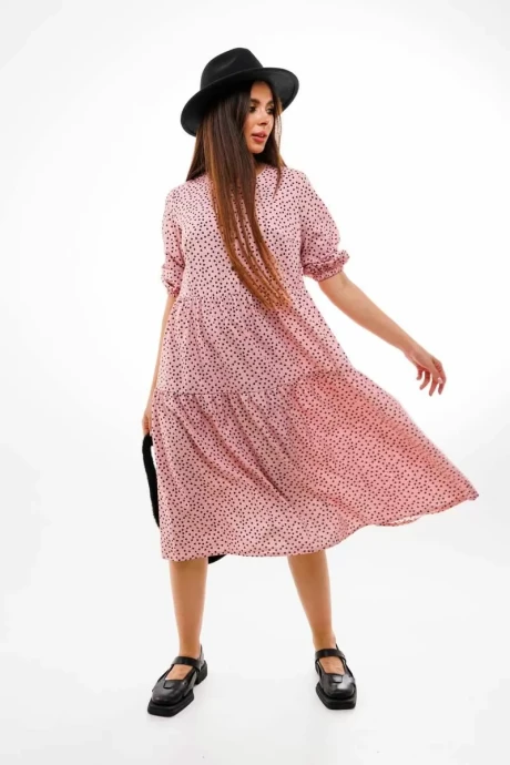 Платье Anelli 833 розовый #1