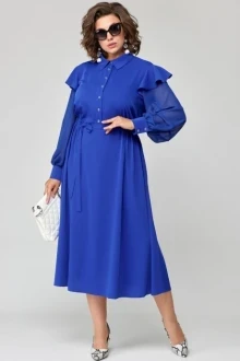 Деловое платье EVA GRANT 7168-1 электрик