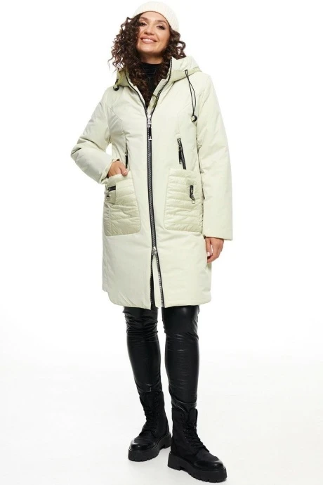 Пальто Beautiful&Free 6090 фисташка #1