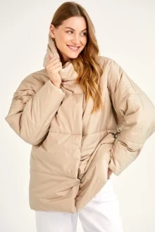 Зимняя женская куртка RIVOLI 1051.1 бежевый