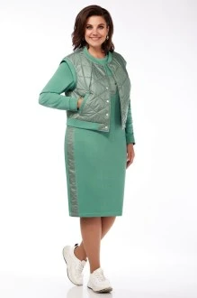 Костюм с платьем Bagira 895 зелень