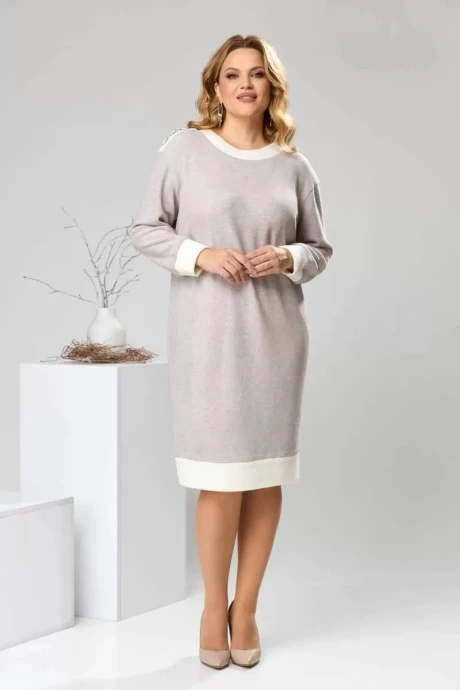 Платье Romanovich Style 1-2593 серый #1