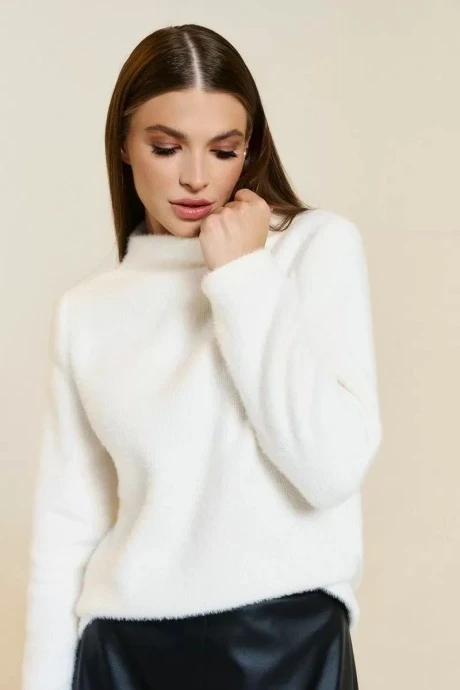 Джемпер (кофта) *Распродажа DiLiaFashion 0763 Кремовый #1