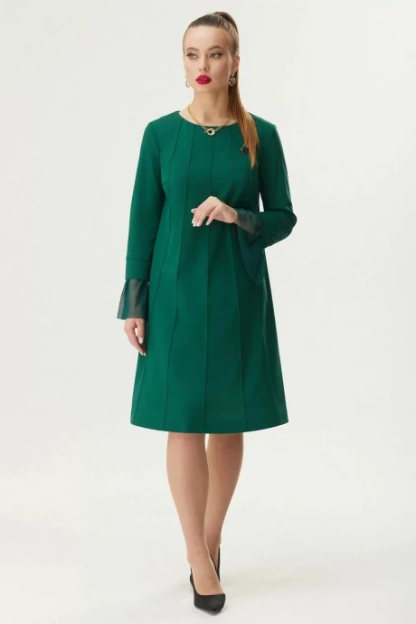 Платье Галеан-стиль 671/1 зеленый #1