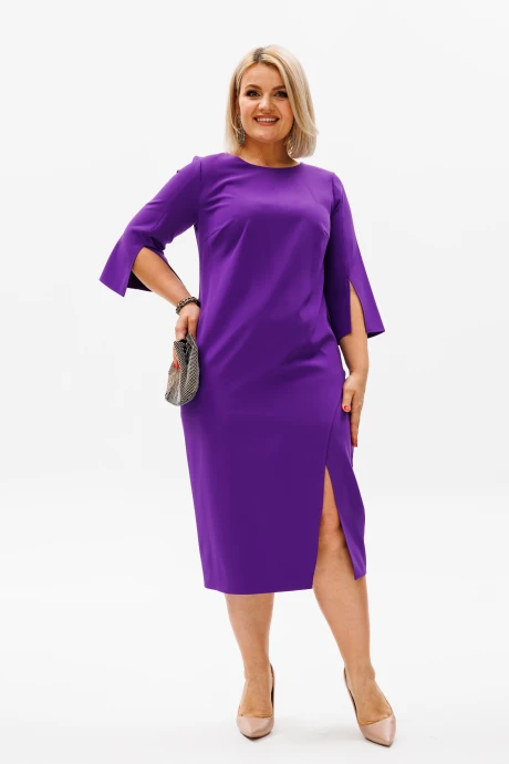 Платье Anelli 1431 .1 фиолет #1