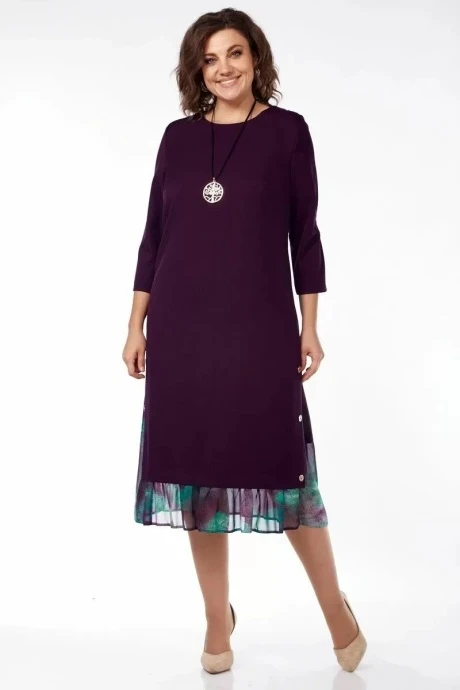 Платье *Распродажа Милора Стиль 758/1 баклажан #1