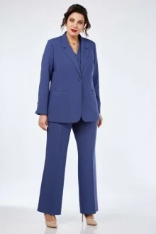 Брючный костюм Vilena Fashion 947 джинс тройка