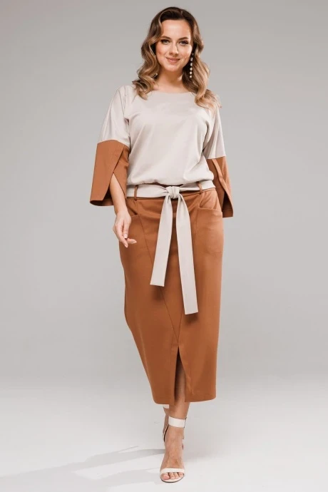 Платье Vi Oro 1111 капучино #1