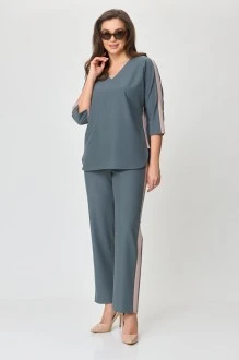 Брючный костюм Карина Делюкс 1207 полынь