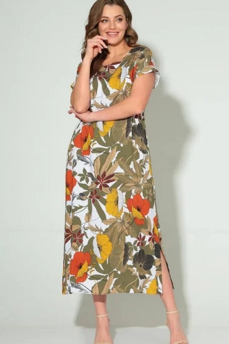 Платье TVIN 7733 маки #1