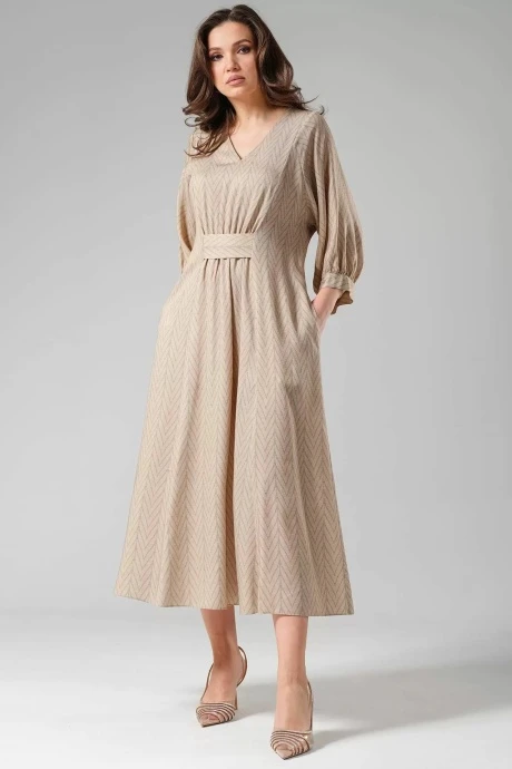Платье Avanti 1492 -3 песочный #1