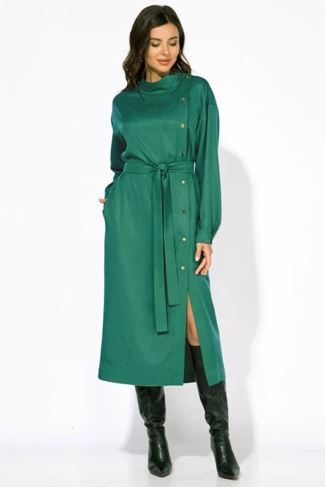 Платье *Распродажа Faufilure C 1285 зеленый #1