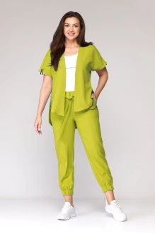 Брючный костюм Карина Делюкс 1098/1 лайм