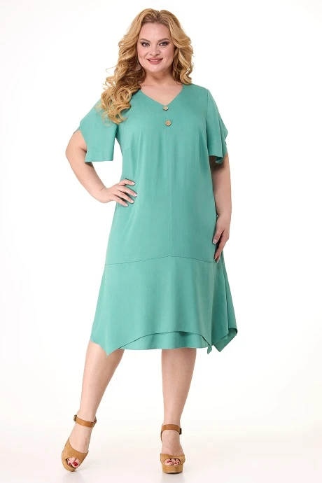 Платье ALGRANDA (Novella Sharm) 3730 -4-3 Бирюзовый #1