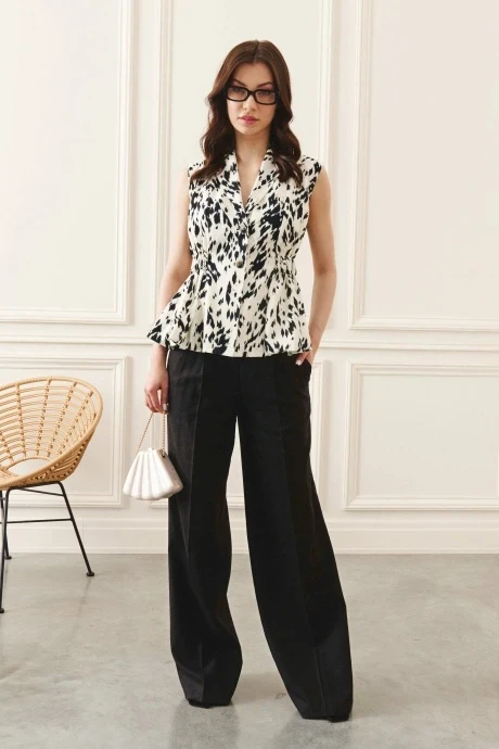 Льняной брючный костюм Lokka 1387 #1