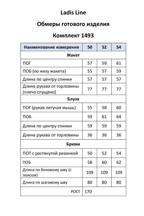 *Распродажа Ладис Лайн 1493