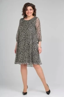 Платье *Распродажа Michel Chic 2127 черный, зеленый