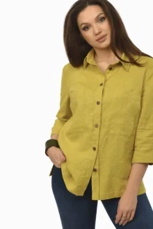Блузка MALI 624-008 горчица