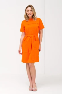 Платье Romgil ТЗ 723 ЛФ оранжевый