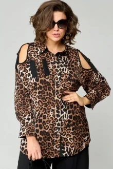 Блузка EVA GRANT 199-1 леопард