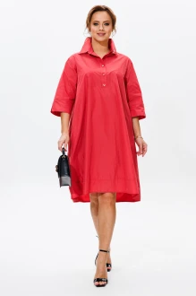 Платье из вискозы Мублиз 155 красный