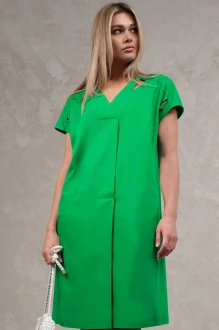 Льняное платье Avanti 1544 зеленый