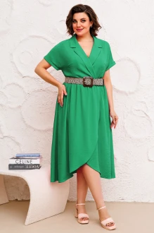 Хлопковое платье AGATTI 5532 -1 Зеленый