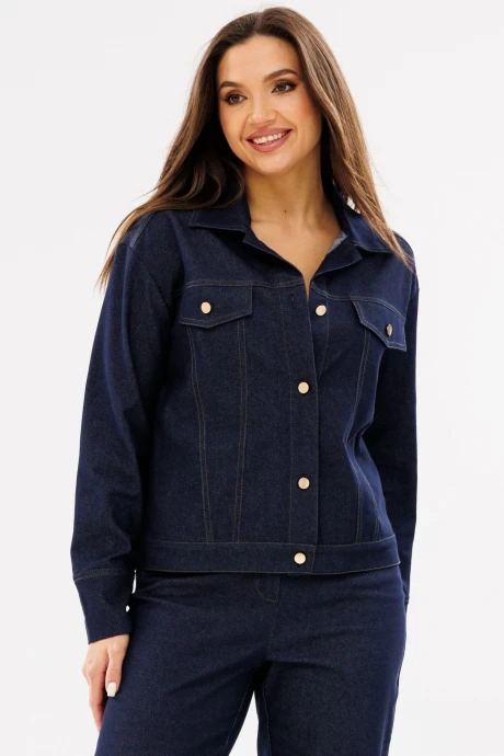 Джинсовый жакет (пиджак) Ma Cherie 1105 темно-синий #1