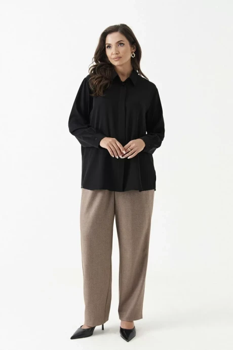 Рубашка PANDA 168044w черный #1