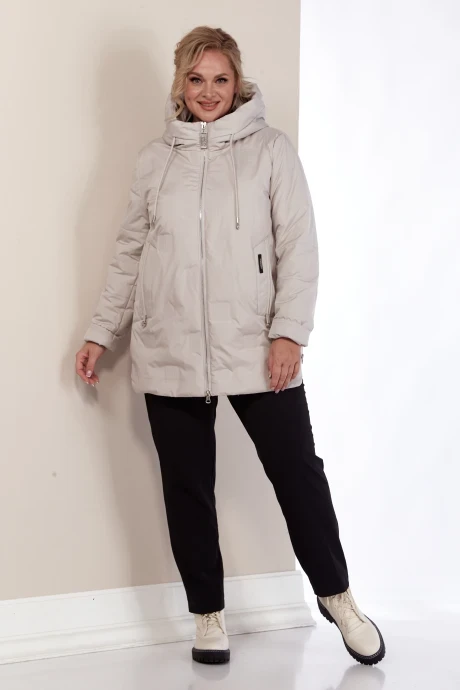 Женская стеганая куртка Shetti 2159 молочный #1