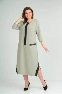 Платье *Распродажа Michel Chic 2073 олива