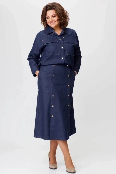 Юбочный костюм Bonna Image 943 синий двойка #1