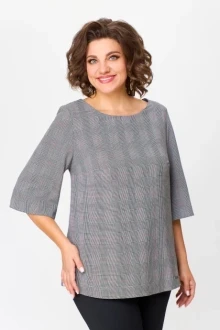 Туника Дали 3152 серая клетка