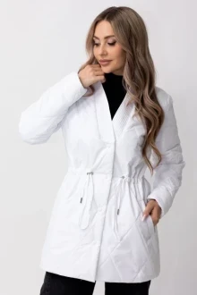 Утепленная стеганая куртка Golden Valley 7159 белый